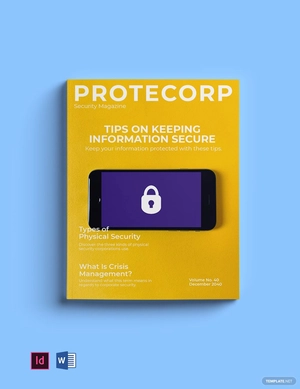 Corporate Security Magazine Template