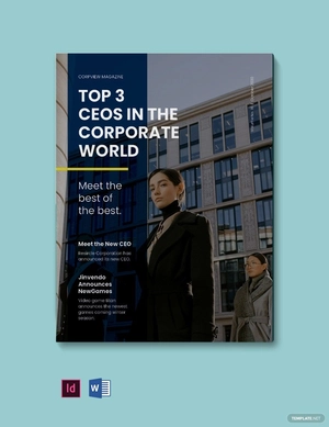 Corporate News Magazine Template