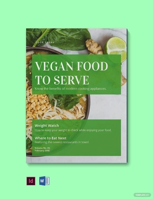 Modern Cooking Magazine Template