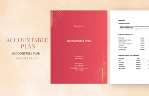 Blank Accountable Plan Template
