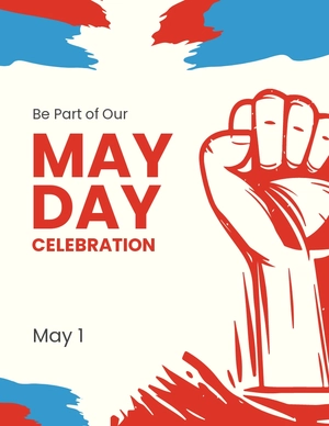 May Day Event Flyer Template
