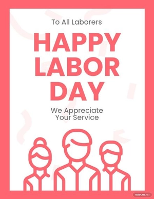 Happy Labor Day Flyer Template