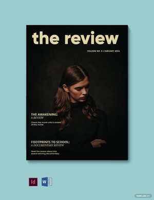 Movie Review Magazine Template