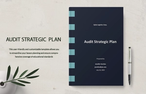 Audit Strategic Plan Template