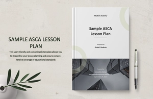 Sample ASCA Lesson Plan Template