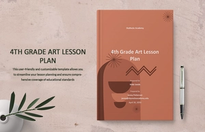 4th Grade Art Lesson Plan Template