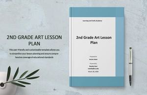 2nd Grade Art Lesson Plan Template
