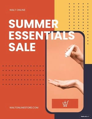 Online Store Sale Flyer Template