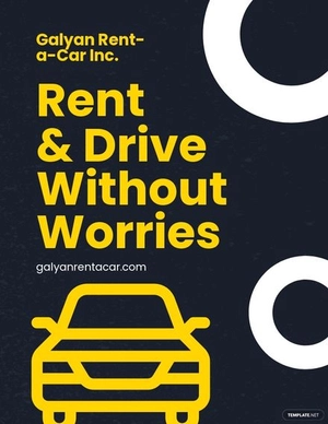 Car Rental Business Flyer Template