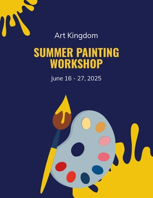 Painting Workshop Flyer Template