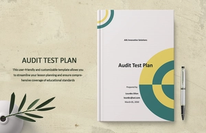 Audit Test Plan Template