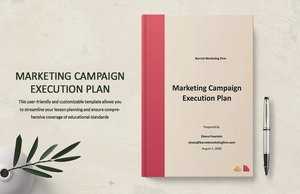 Marketing Campaign Execution Plan Template