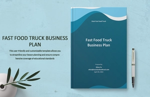 Fast Food Truck Business Plan Sample