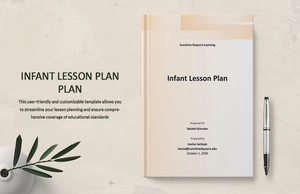 Infant Lesson Plan Template