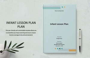 Simple Infant Lesson Plan Template