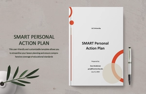 SMART Personal Action Plan Template