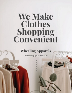 Online Clothing Store Flyer Template