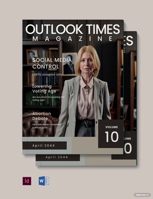 Political Affairs Magazine Template
