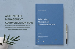 Agile Project Management Communication Plan Template