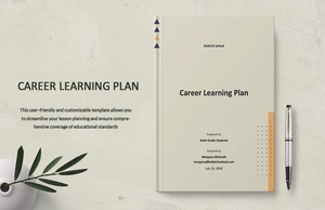 Career Learning Plan Template
