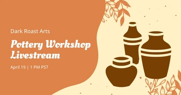 Free Live Streaming Workshop Facebook Post Template to Edit Online