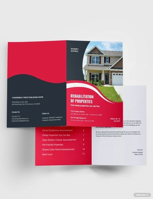 Property Portfolio Magazine Template