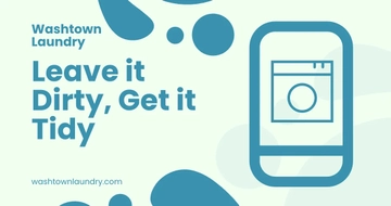 Free Online Laundry Store Facebook Post Template to Edit Online