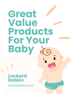 Online Baby Store Flyer Template