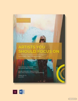 Artist Portfolio Magazine Template