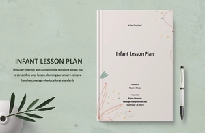 Blank Infant Lesson Plan Template