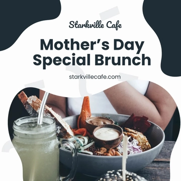 Free Mother's Day Brunch Linkedin Post Template to Edit Online