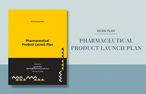 Pharmaceutical Product Launch Plan Template