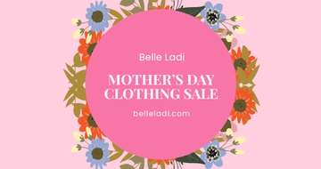 Free Mother's Day Sale Facebook Post Template to Edit Online