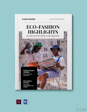 Portfolio Fashion Magazine Template