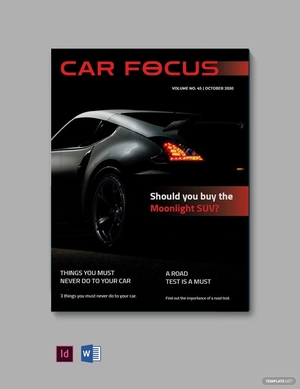 Cars Magazine Template