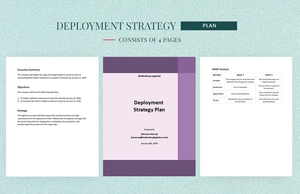 Deployment Strategy Plan Template Deployment Strategy Plan Template