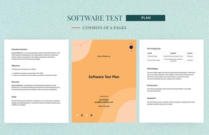Sample Software Test Plan Template