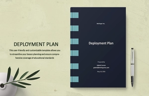 Sample Deployment Plan Template Sample Deployment Plan Template