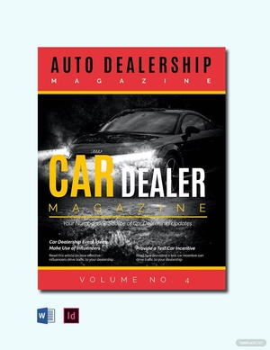 Car Dealer Magazine Template