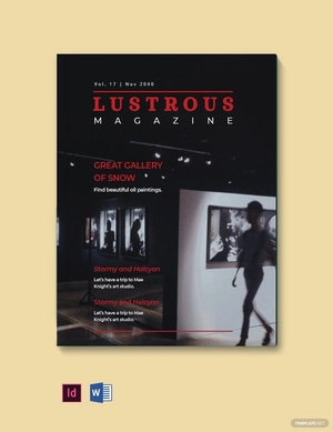 Art Gallery Magazine Template