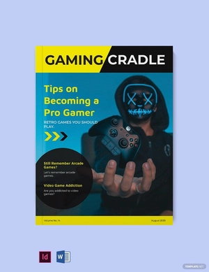 Elegant Gaming Magazine Template