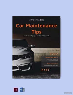 Online Automobile Magazine Template
