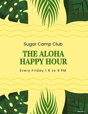 Happy Hour Event Flyer Template