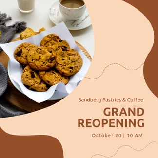 Free Grand Reopening Instagram Post Template to Edit Online