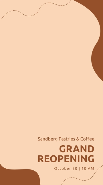 Free Grand Reopening Snapchat Geofilter Template to Edit Online