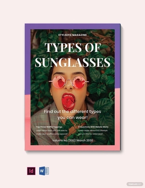 Simple Lifestyle Magazine Template