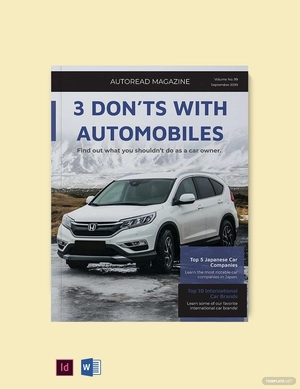 Automobile Classic Magazine Template