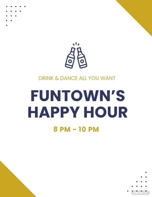Happy Hour Advertisement Flyer Template