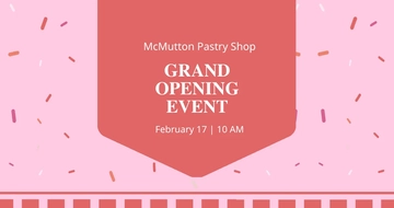 Free Grand Opening Event Facebook Post Template to Edit Online