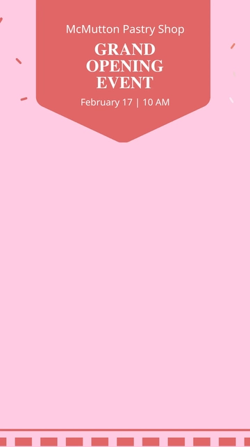 Free Grand Opening Event Snapchat Geofilter Template to Edit Online